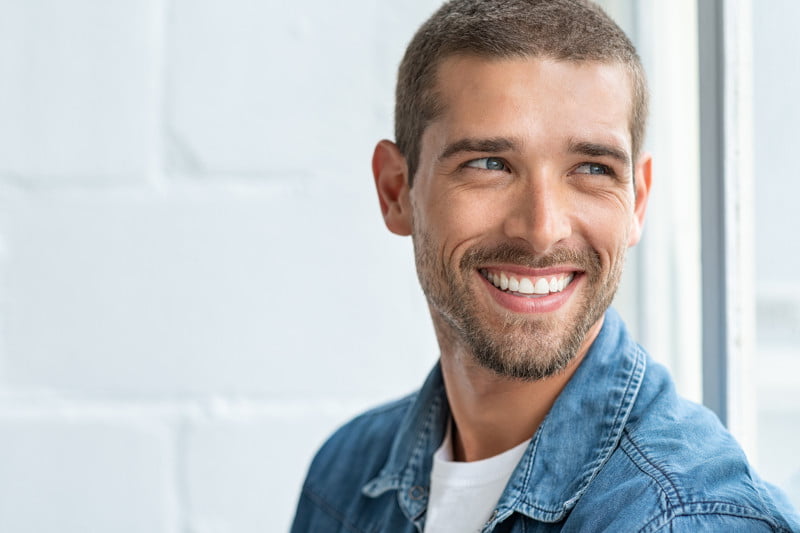 Portrait of a happy man - Dental Bonding in St. George, UT Portrait of a happy man - Dental Bonding in St. George, UT